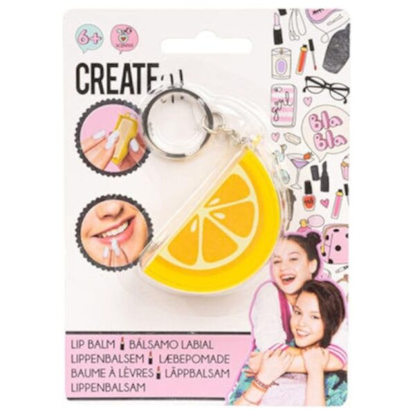 Lip balm Lemon – fruit keyring