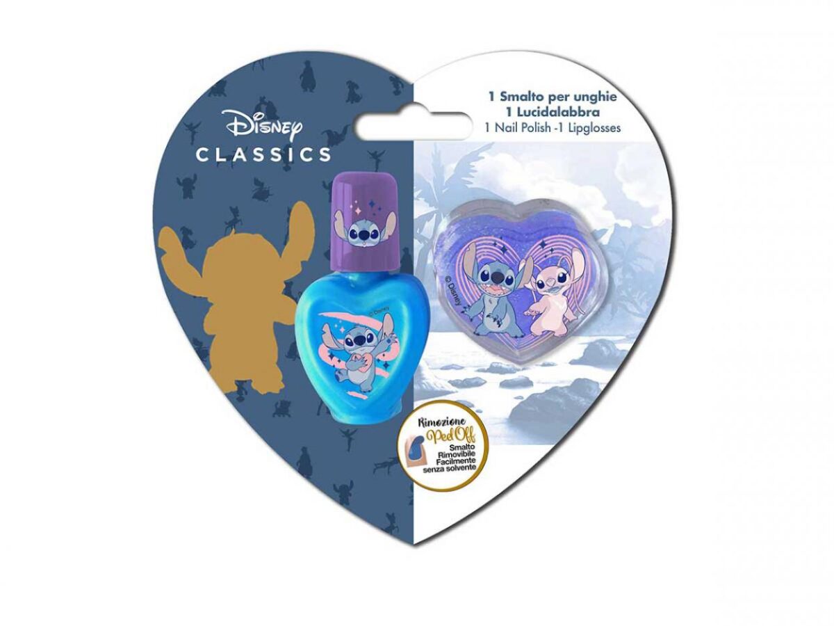 Stitch Nail Polish + Lip Gloss Set