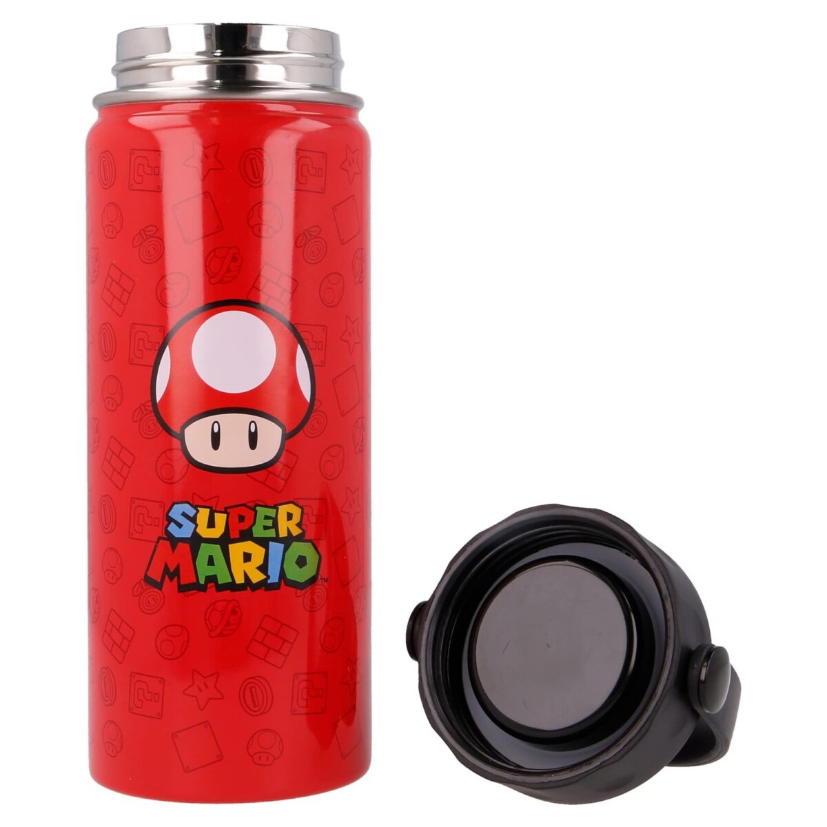 Παγούρι Θέρμος ανοξείδωτο Super Mario Stainless Steel Bottle 530ml