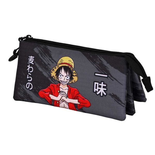 One Piece triple pencil case