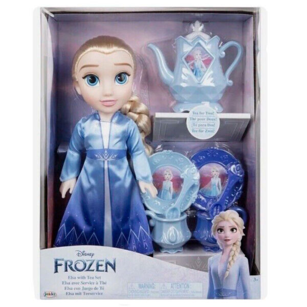 Κούκλα Disney Frozen Tea set Elsa doll 38cm