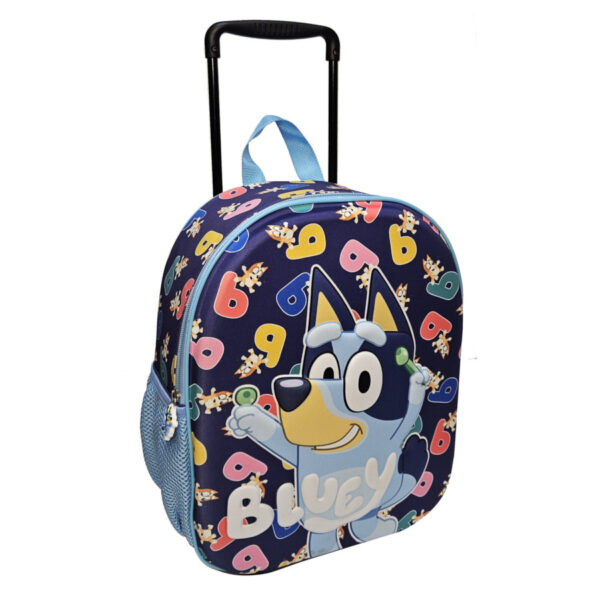 Bluey 3D Trolley Backpack